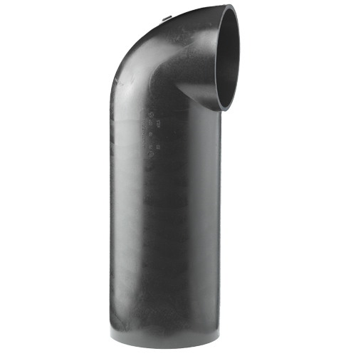 PE-Abfluss, Winkel 90&deg;, einseitig langer Schenkel 