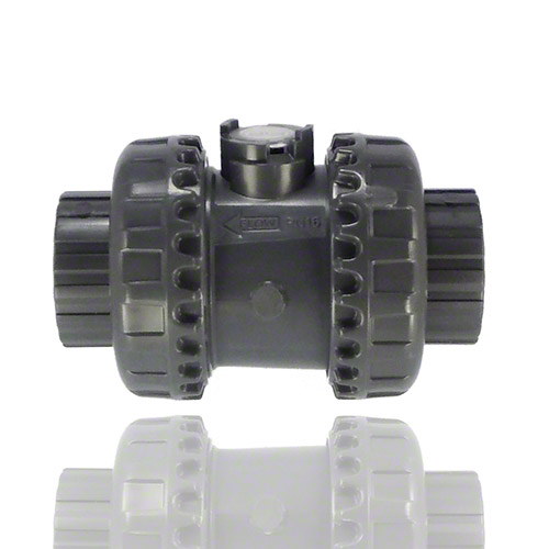 PVC-U Kugelr&uuml;ckschlagventil, Gewindemuffe, EPDM